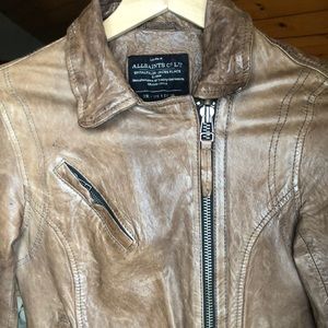 All Saints Vintage Leather Jacket